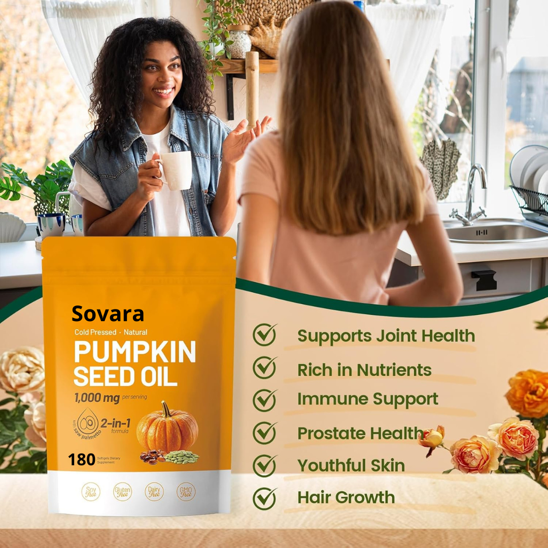 SOVARA™ PUMPKIN SEED OIL+SAW PALMETTO