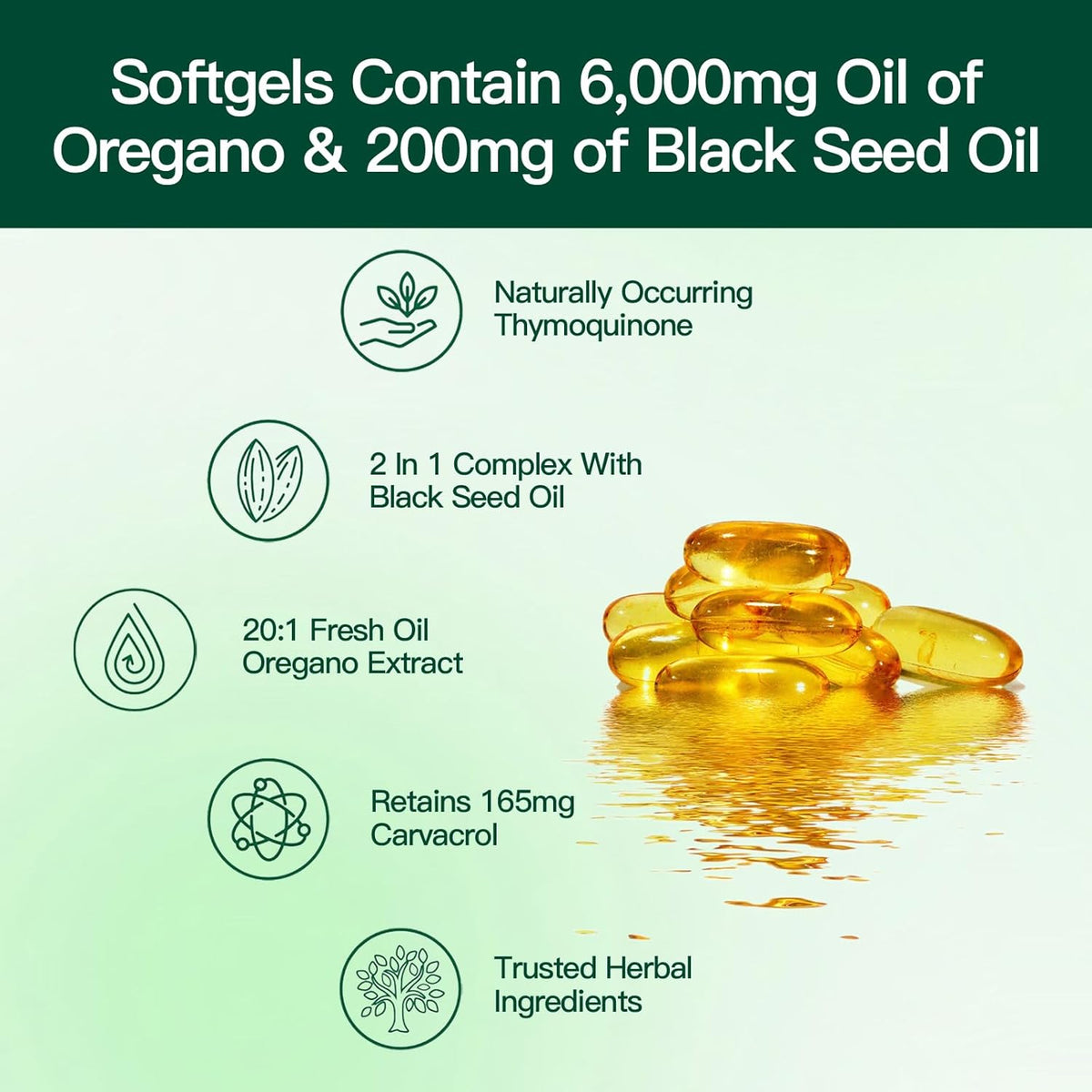 SOVARA™ Oreganoöl mit Schwarzkümmelöl
