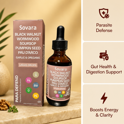 SOVARA™ BLACK WALNUT WORMWOOD PARASITE CLEANSE