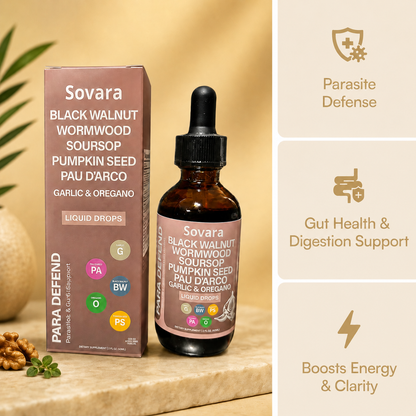 SOVARA™ BLACK WALNUT WORMWOOD PARASITE CLEANSE