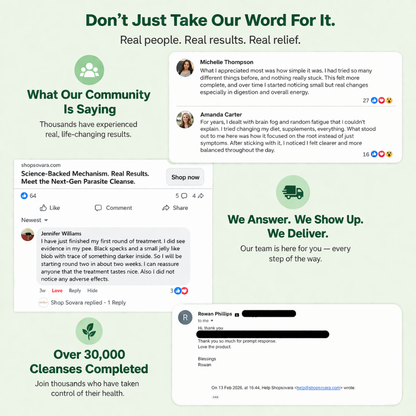 SOVARA™ BLACK WALNUT WORMWOOD PARASITE CLEANSE