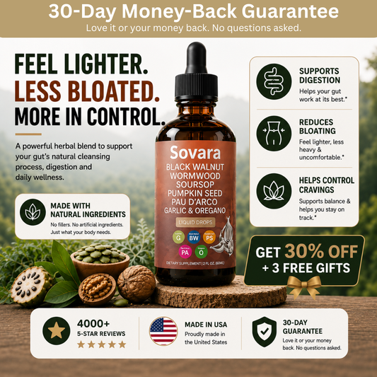 SOVARA™ BLACK WALNUT WORMWOOD PARASITE CLEANSE