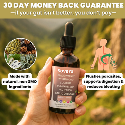 SOVARA™ BLACK WALNUT WORMWOOD PARASITE CLEANSE