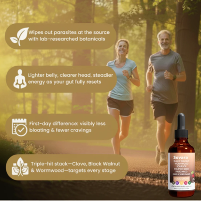 SOVARA™ BLACK WALNUT WORMWOOD PARASITE CLEANSE