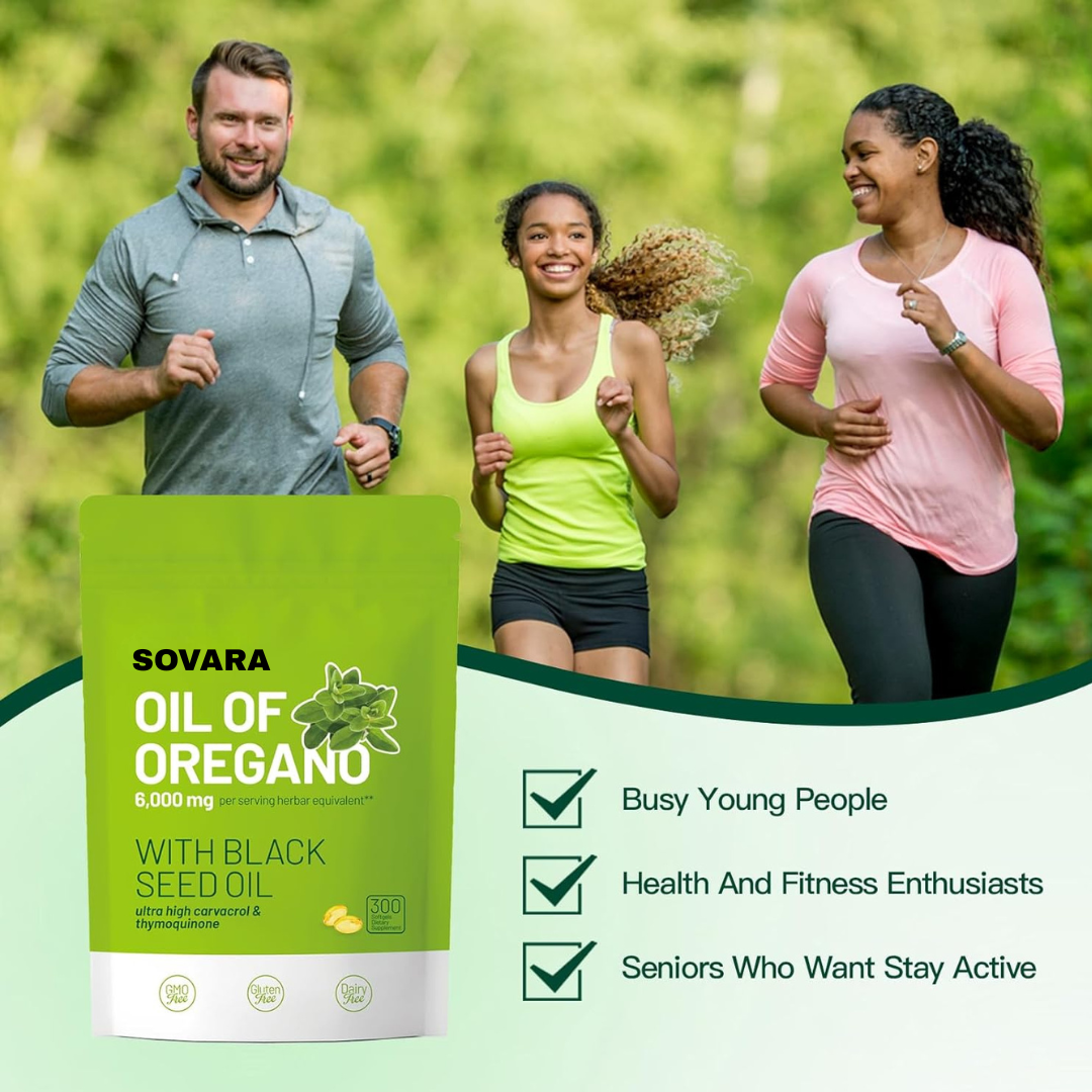 SOVARA™ OIL OF OREGANO WITH BLACK SEED OIL