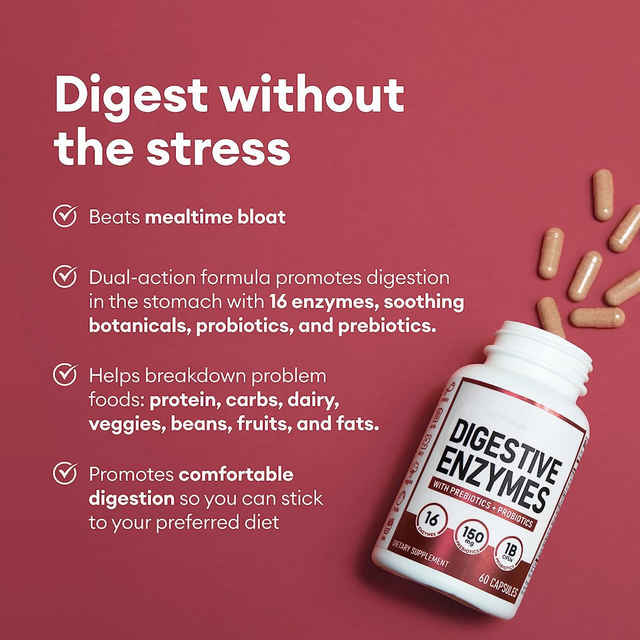 SOVARA™ DIGESTIVE ENZYMES PREBIOTICS & PROBIOTIC