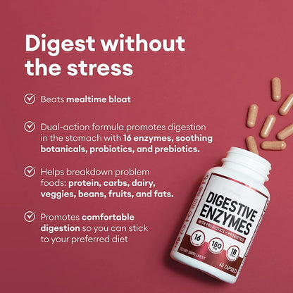 SOVARA™ DIGESTIVE ENZYMES PREBIOTICS & PROBIOTIC